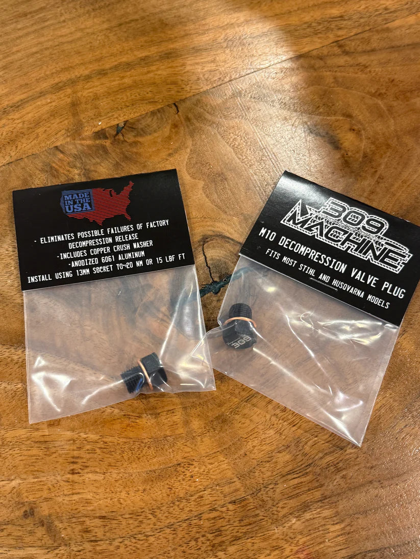 309 Machine M10 Decompression Valve Plug