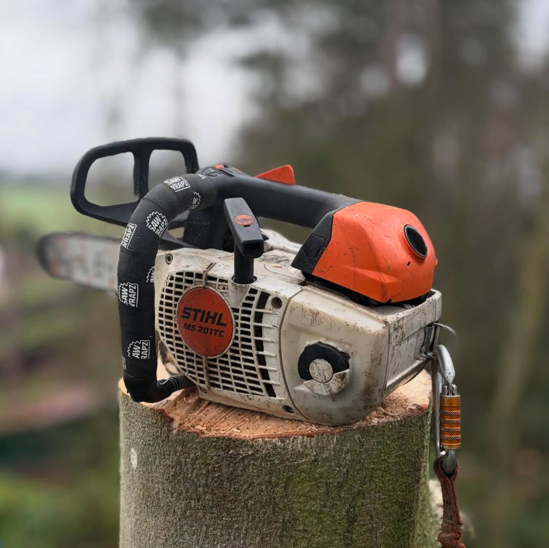 SawWrapz – Premium Chainsaw Handlebar Tape