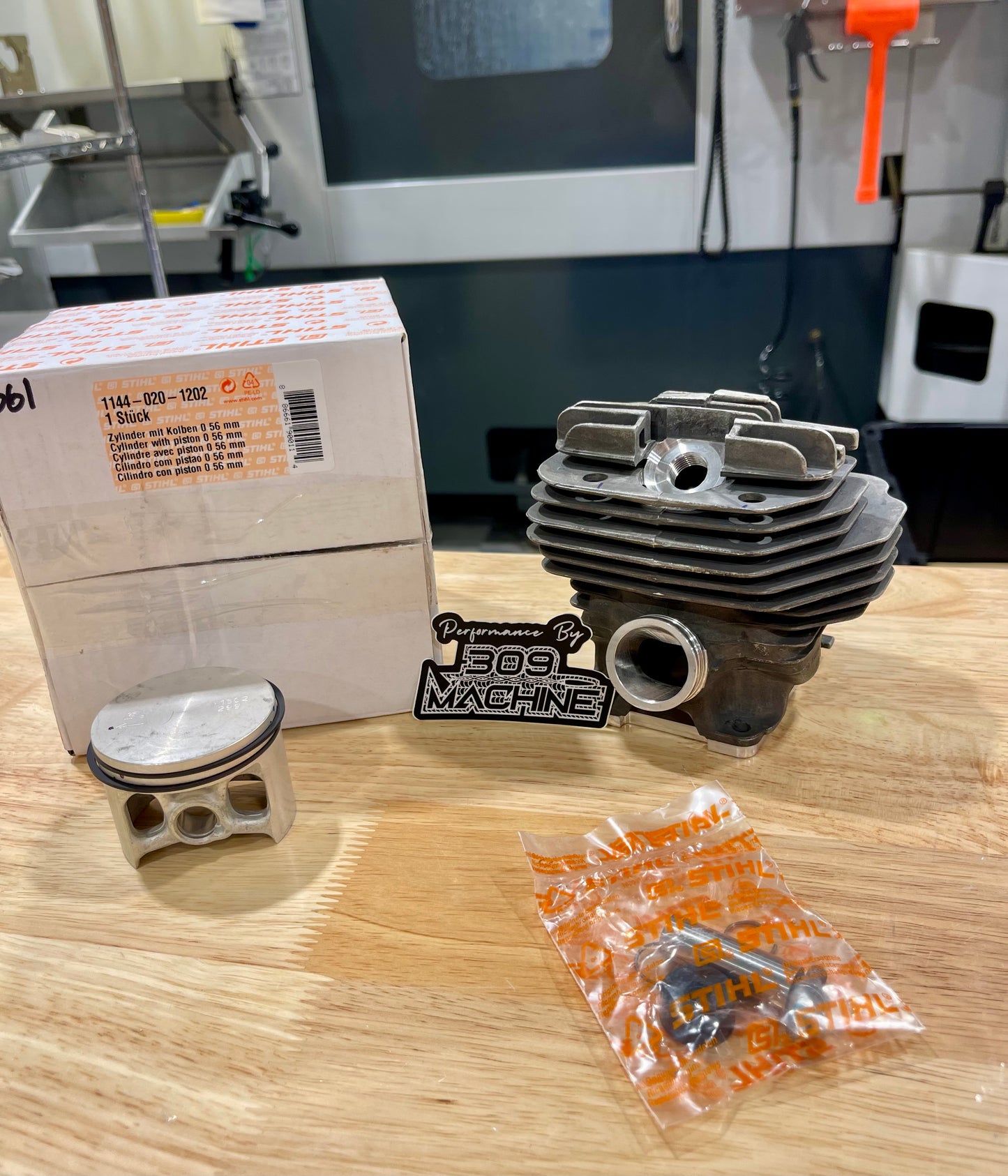 309 Machine HP661C CNC Ported Cylinder Kit