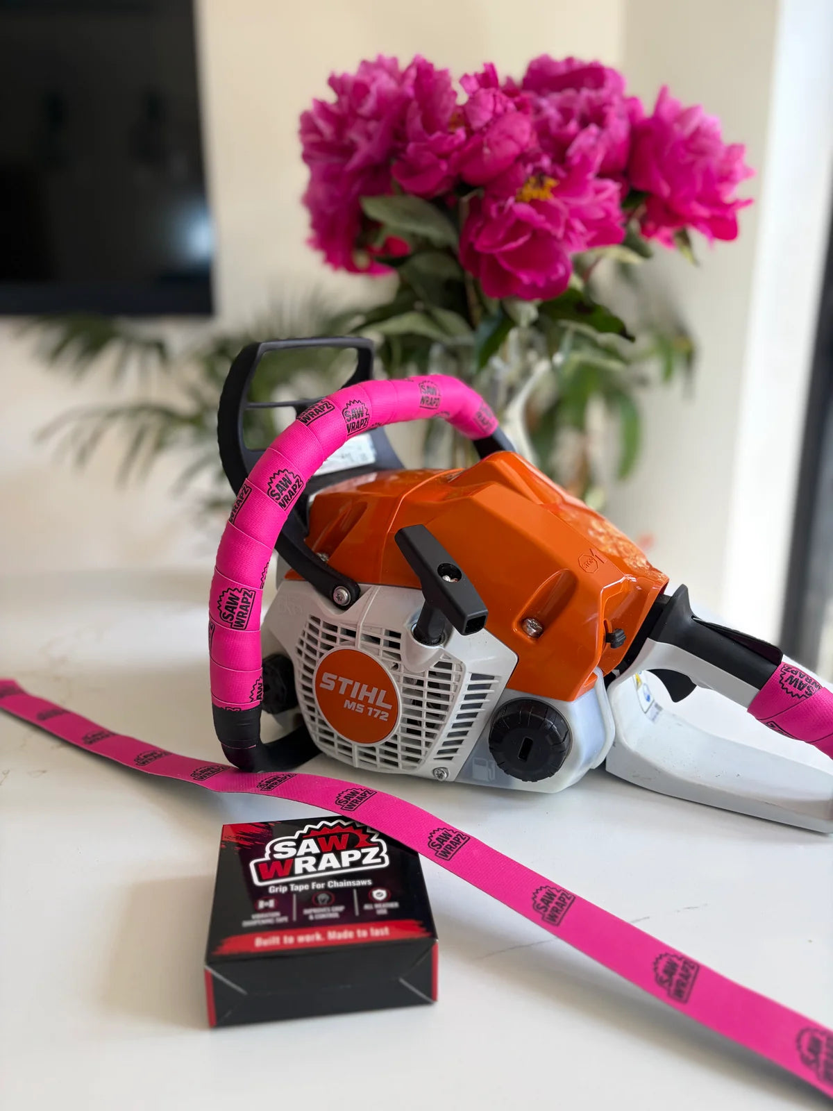 SawWrapz – Premium Chainsaw Handlebar Tape